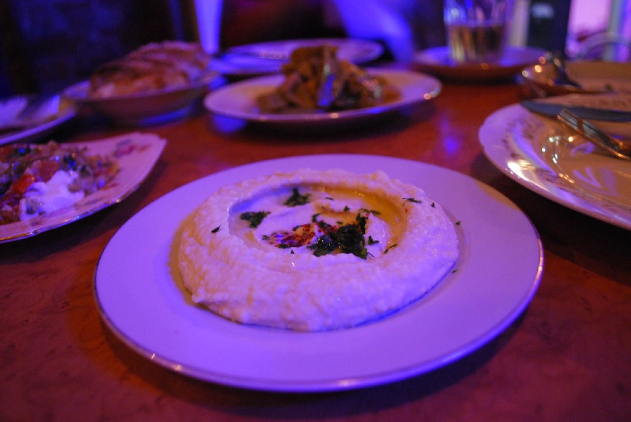 A generous table in Alanya with local meze, piyaz and fresh fish